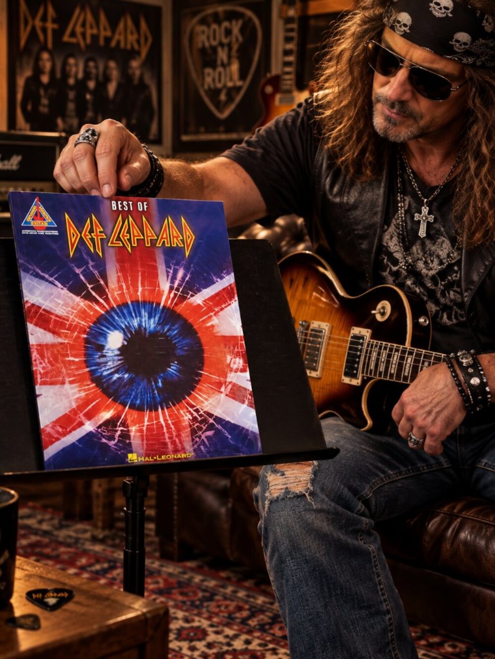 Hal Leonard Best of Def Leppard Guitar Tablature Songbook 176 pgs Like New!